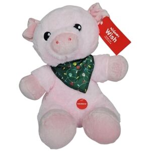 🎁Wish The Pig Squeaks Petsmart Plush Toy Soft Stuffed Animal Play Date Adorable